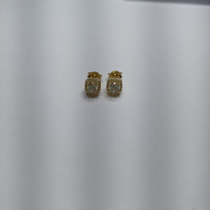 BROQUELES ORO 14K 2.4 (NUEVO)