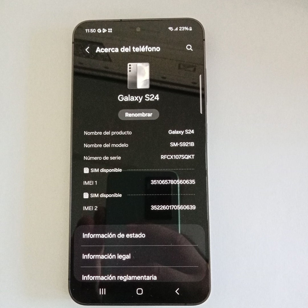 CELULAR SAMSUNG GALAXY S24 SM-S921B (2024) 256 GB 8 GB RAM (SEMINUEVO)