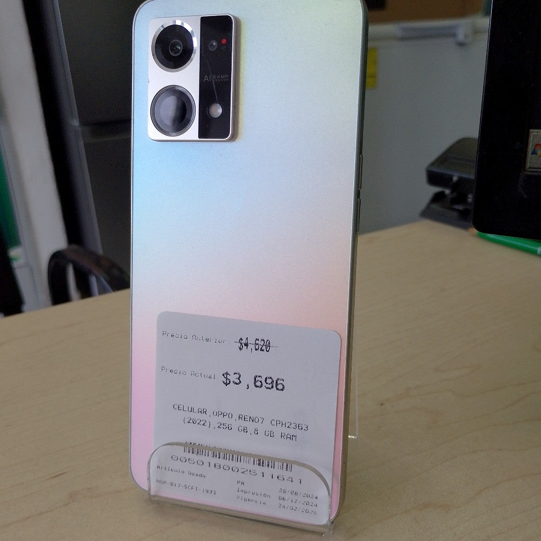 CELULAR OPPO  RENO7 CPH2363 (2022) 256 GB 8 GB RAM