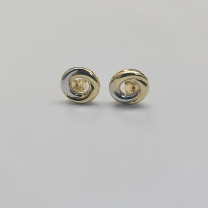 BROQUELES ORO 14K 1.5 (NUEVO)