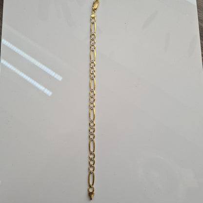 PULSERAS CABALLERO CARTIER 3*1 DIAMANTAD ORO 14K 8.8 (NUEVO)