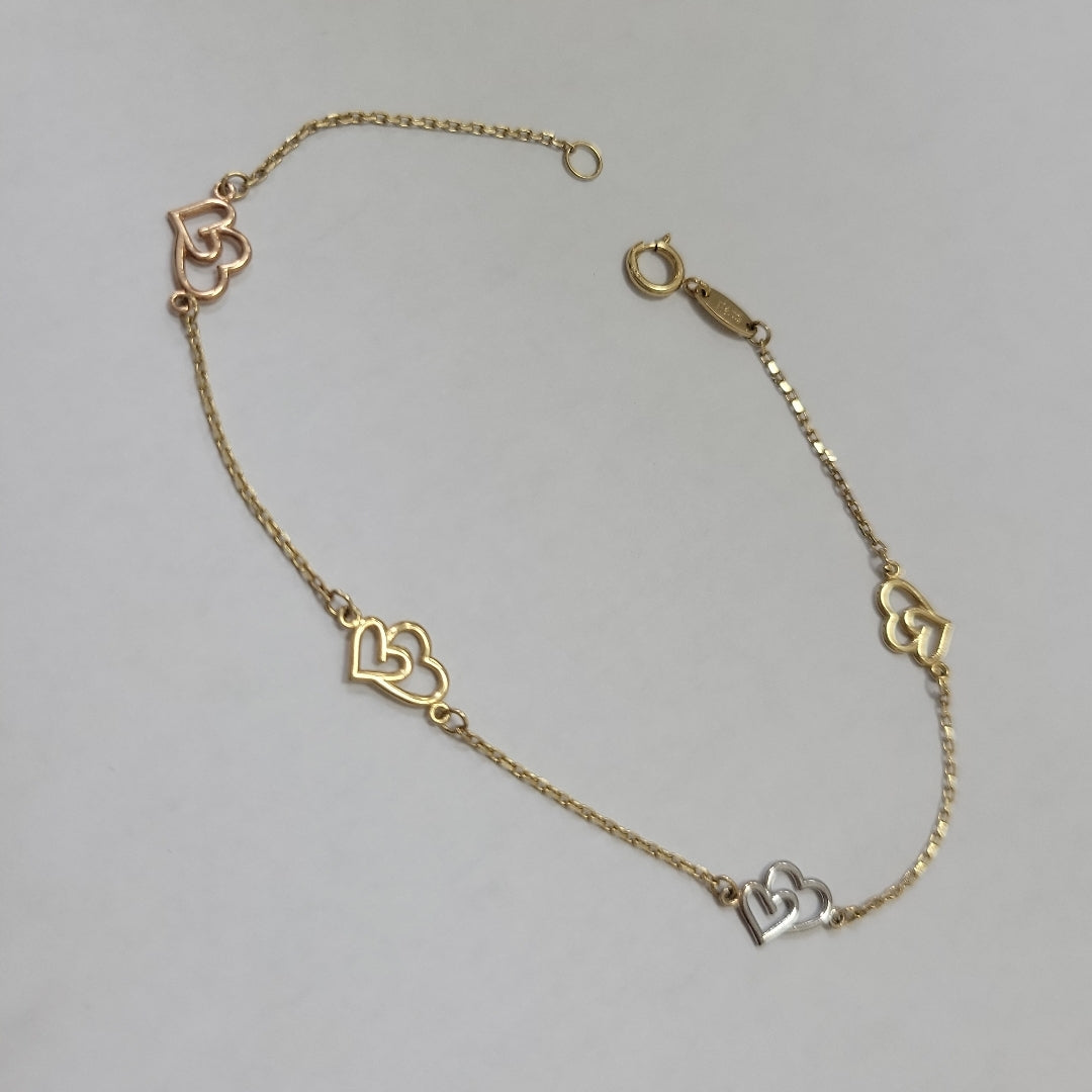 PULSERAS DAMA ORO 14K 1.3 (NUEVO)