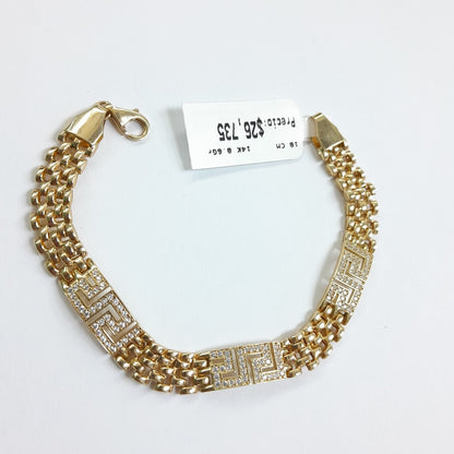 PULSERAS DAMA ORO 14K 8.6 (NUEVO)