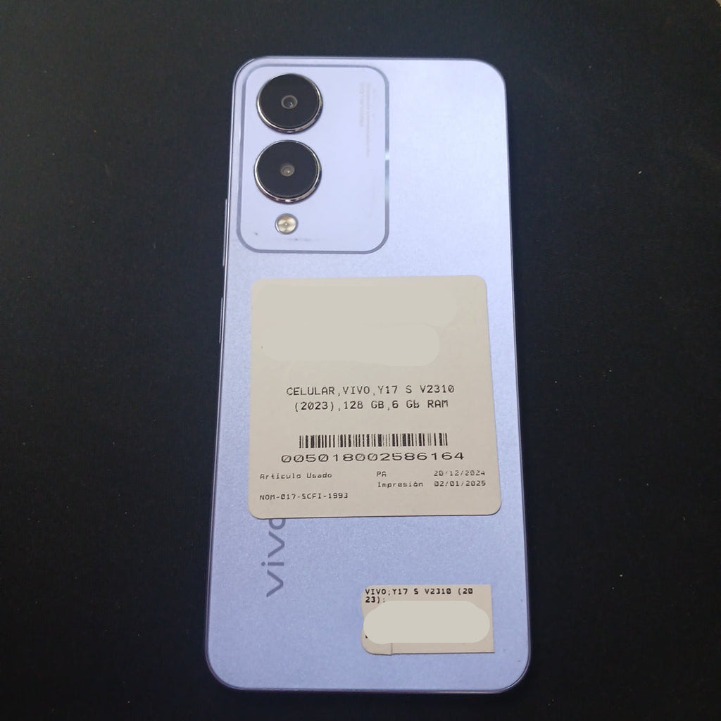CELULAR VIVO Y17 S V2310 (2023) 128 GB 6 GB RAM (SEMINUEVO)