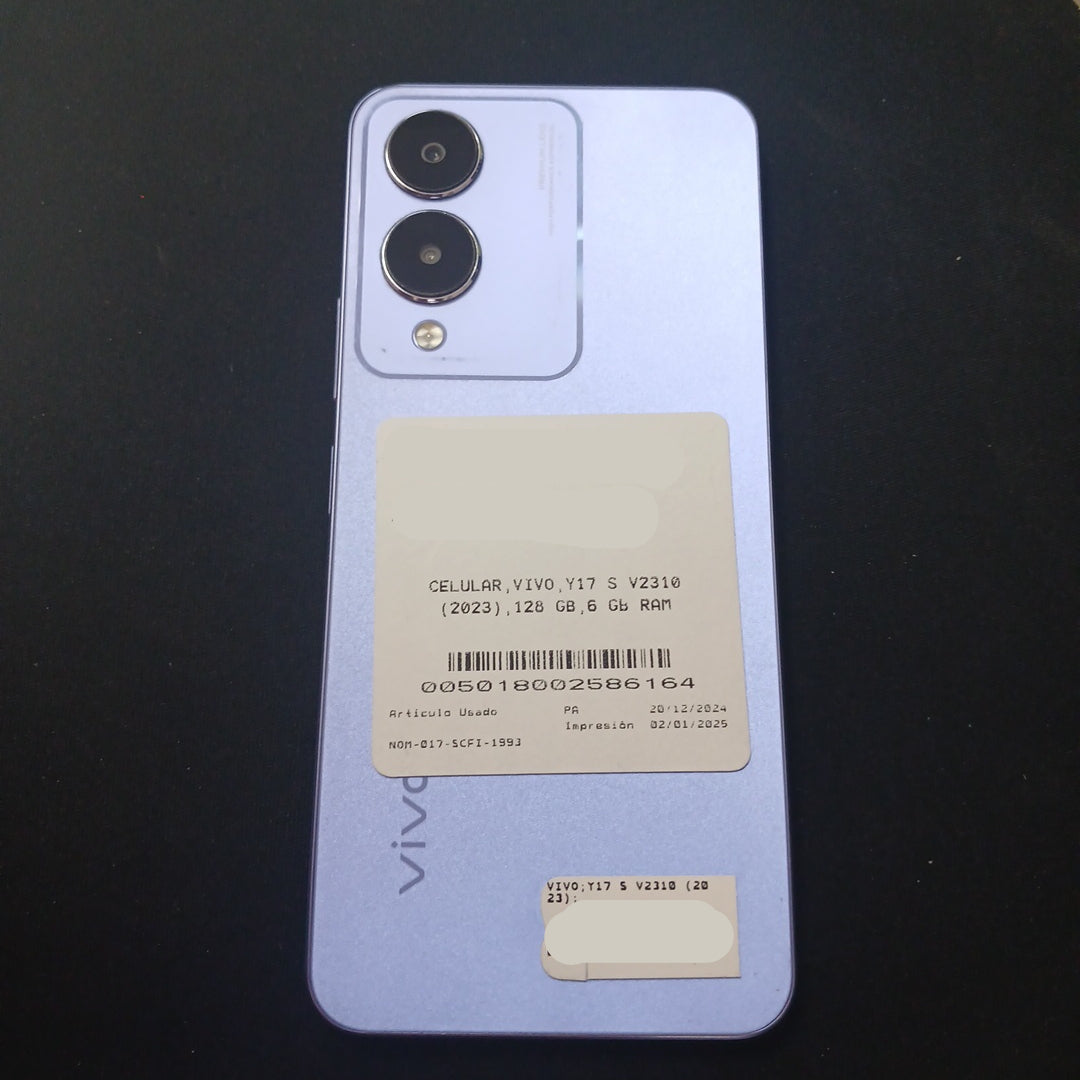 CELULAR VIVO Y17 S V2310 (2023) 128 GB 6 GB RAM (SEMINUEVO)