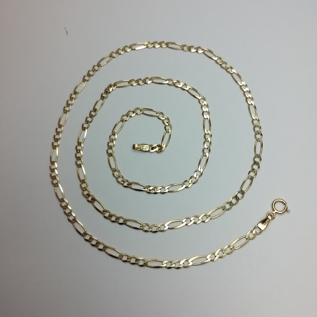 CADENAS CARTIER 3*1 AMARILLA ORO 14K 3.6 (NUEVO)