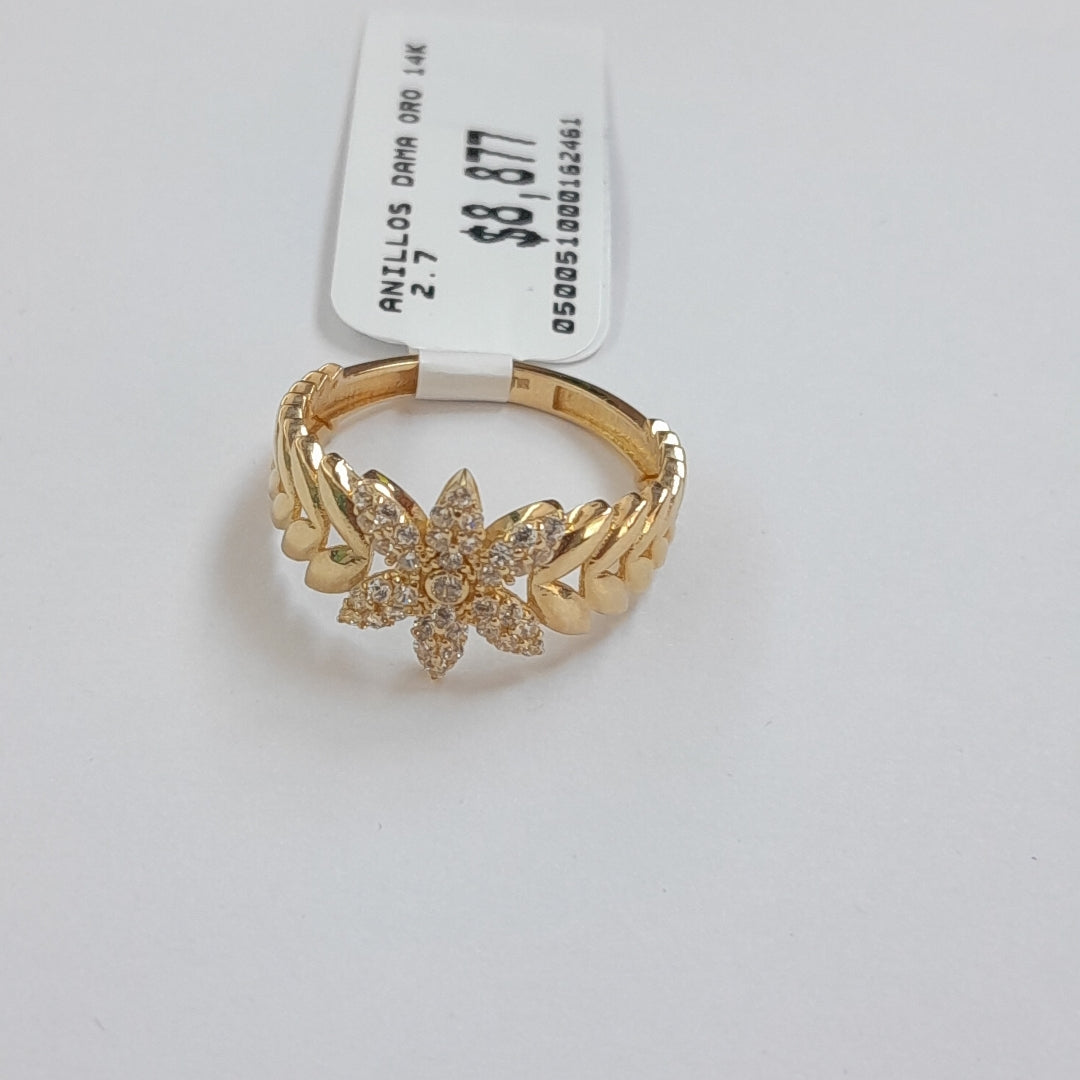 ANILLOS DAMA ORO 14K 2.7 (NUEVO)