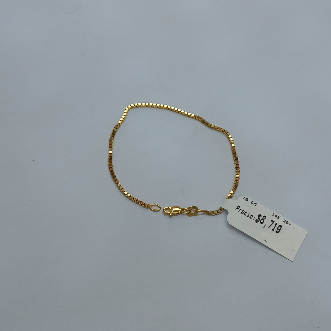 PULSERAS DAMA ORO 14K 3 (NUEVO)