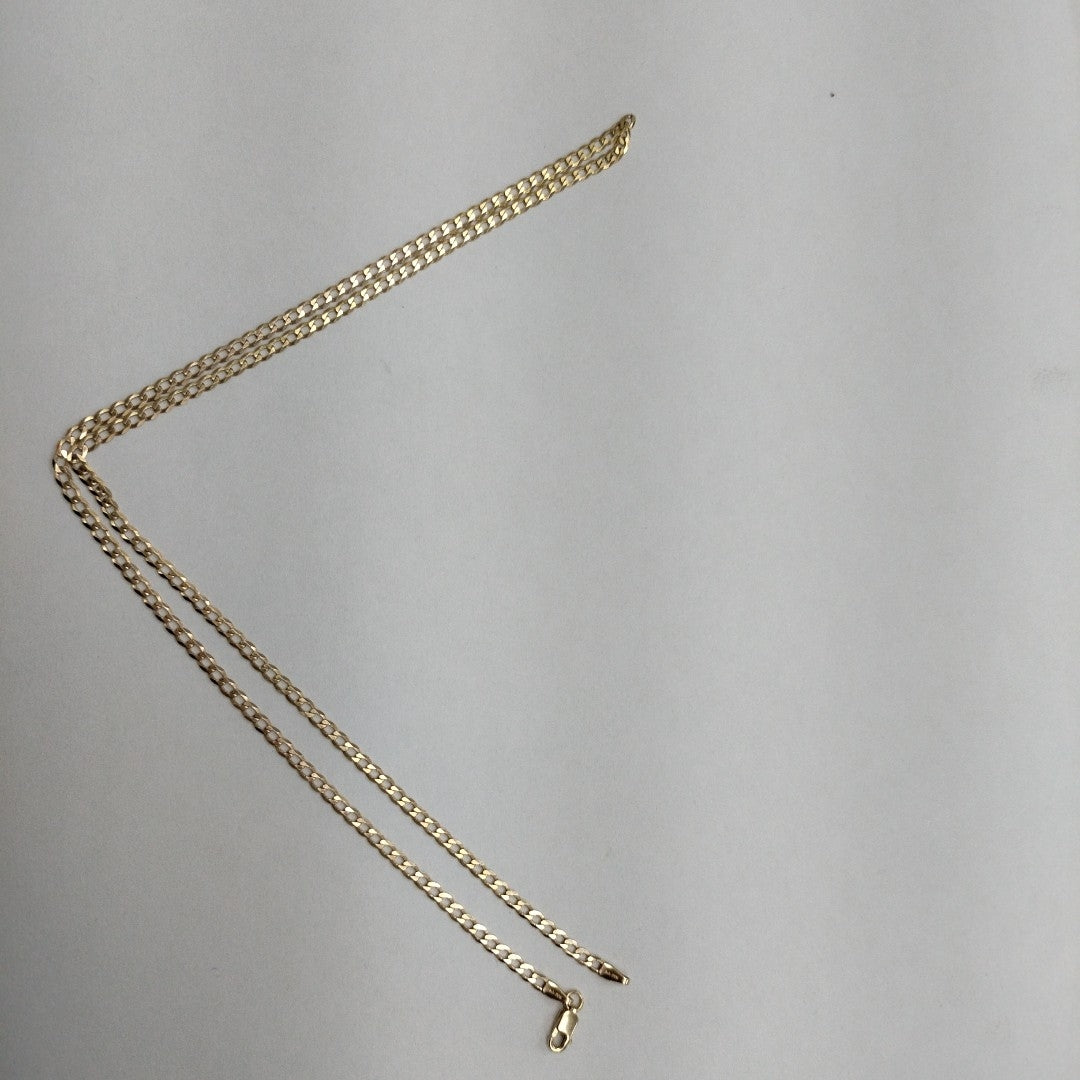 CADENAS BARBADA AMARILLA ORO 14K 4.5 (NUEVO)