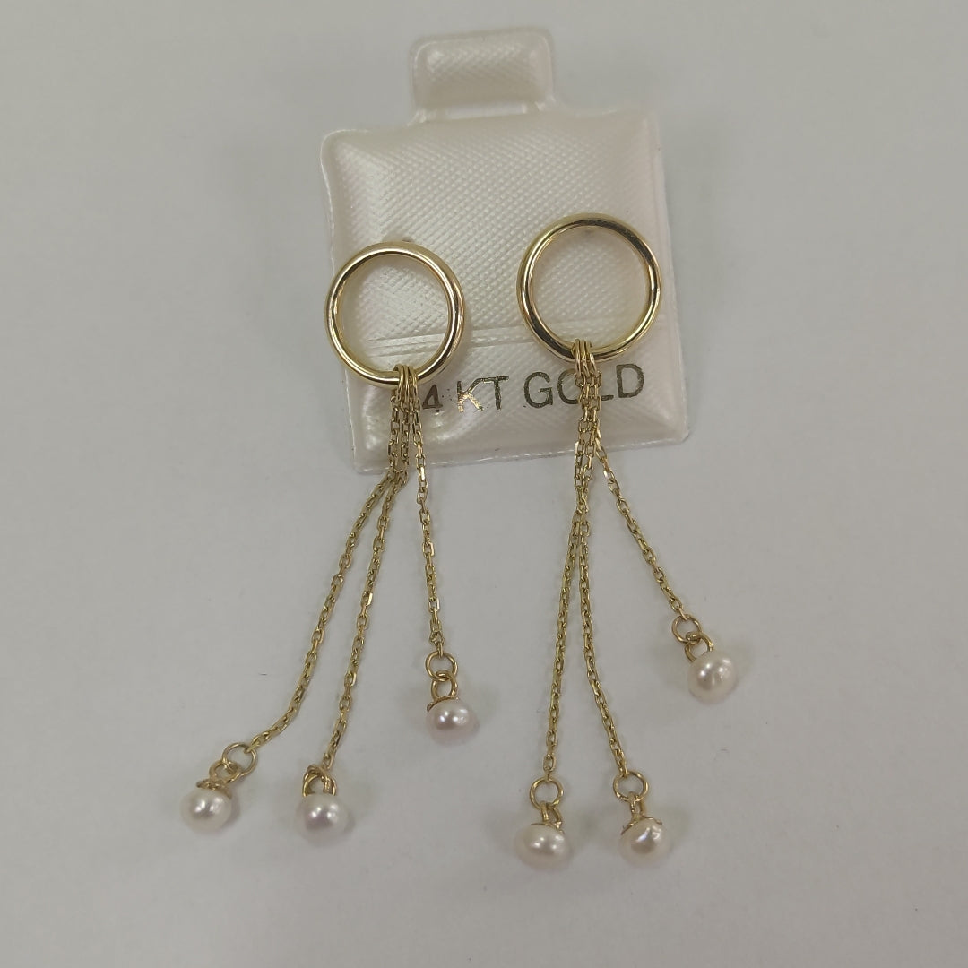 BROQUELES ORO 14K 1.7 (NUEVO)