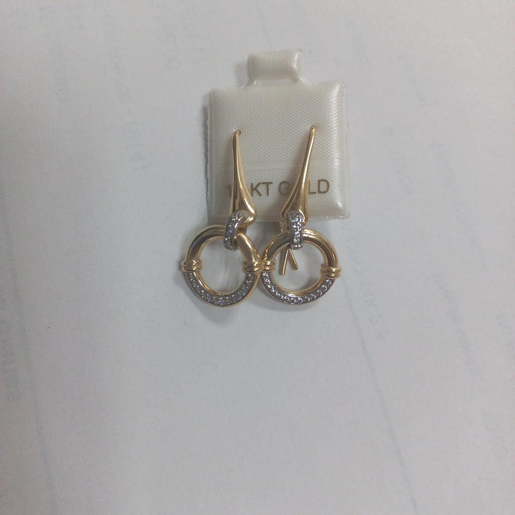 BROQUELES ORO 14K 4 (NUEVO)