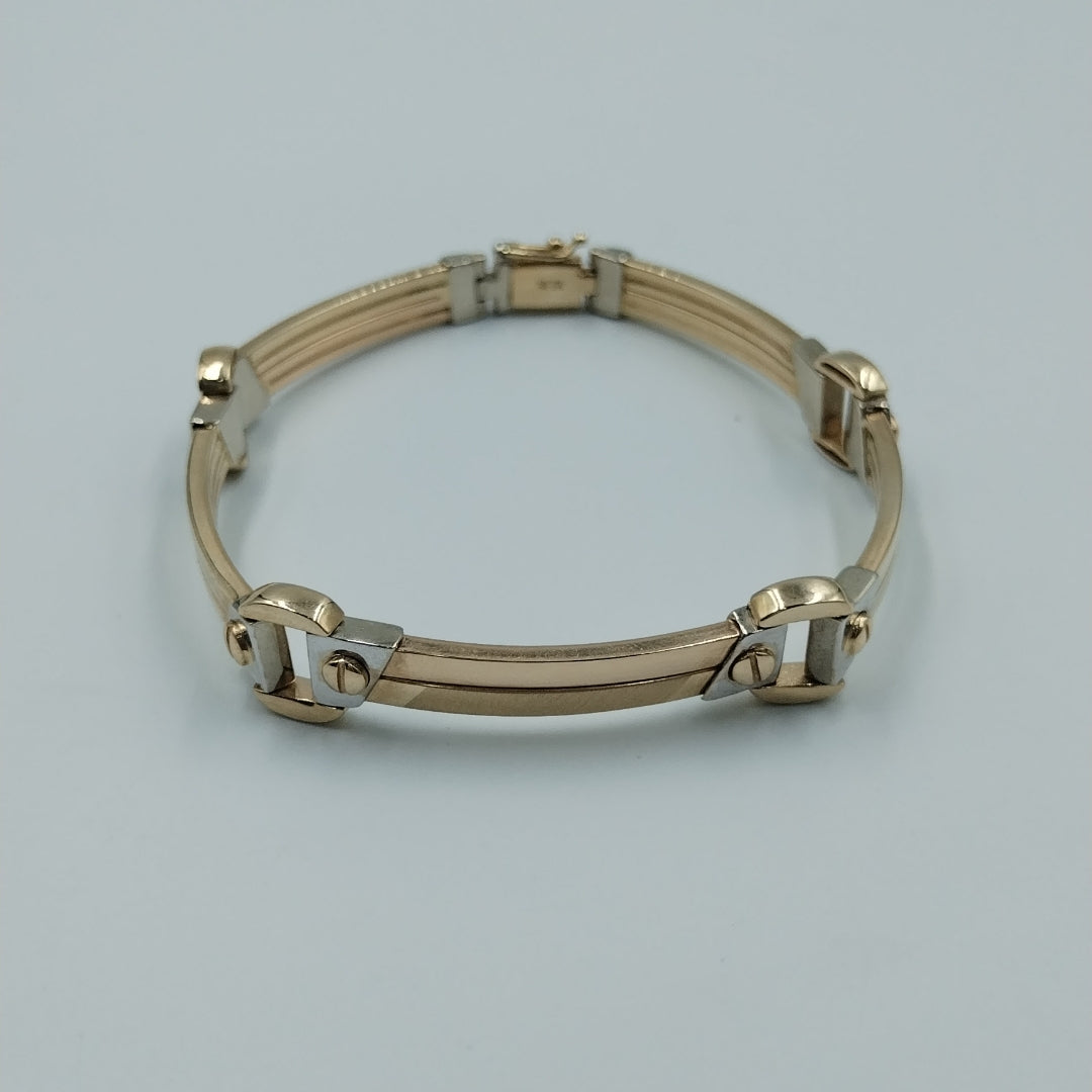 PULSERAS CABALLERO ORO 14K 19.9 (NUEVO)