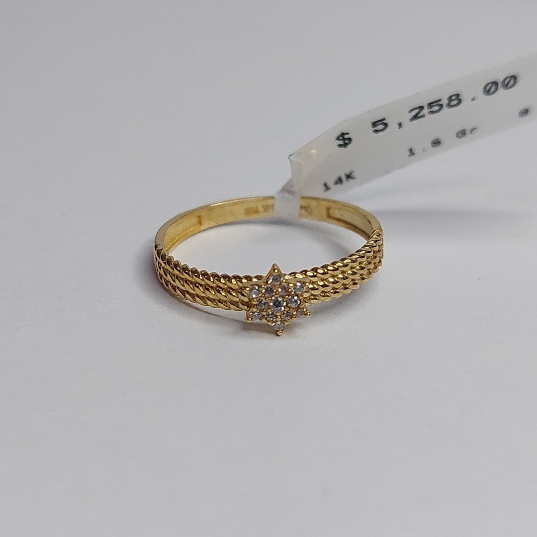 ANILLOS DAMA ORO 14K 1.6 (NUEVO)