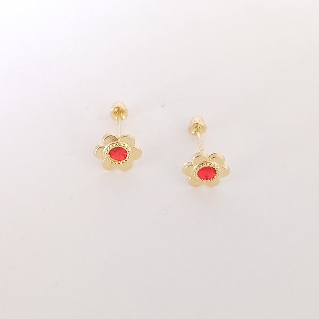 BROQUELES ORO 14K 1 (NUEVO)