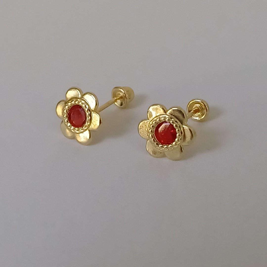 BROQUELES ORO 14K 1 (NUEVO)