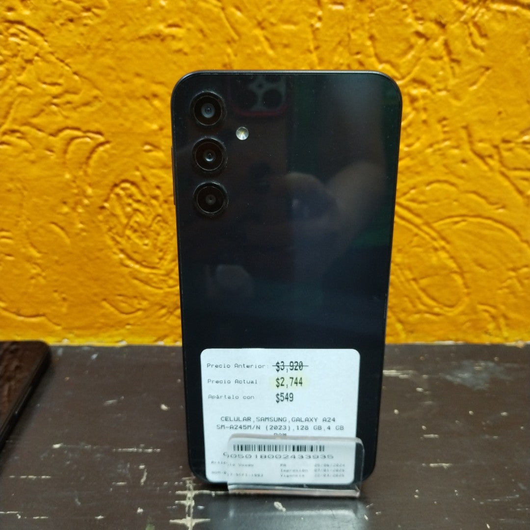 CELULAR SAMSUNG GALAXY A24 SM-A245M/N (2023) 128 GB 4 GB RAM (SEMINUEVO)
