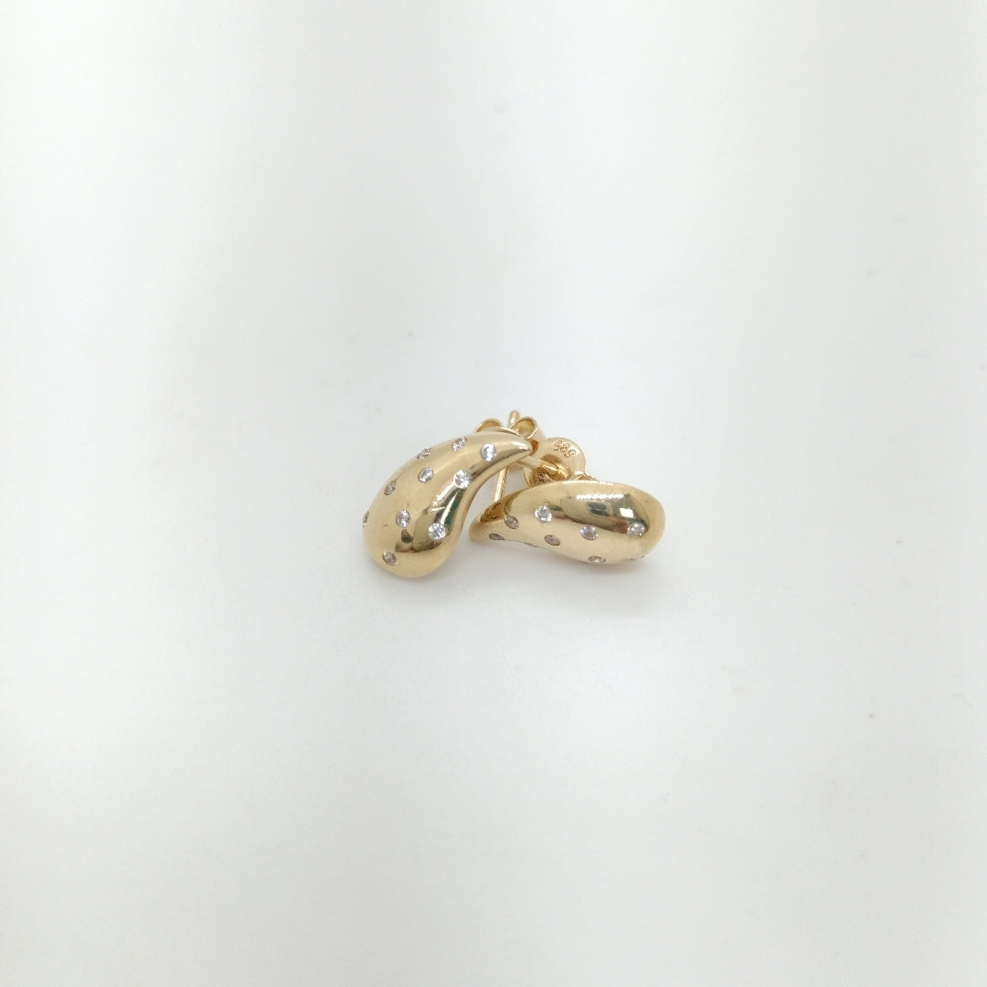 BROQUELES ORO 14K 2 (NUEVO)