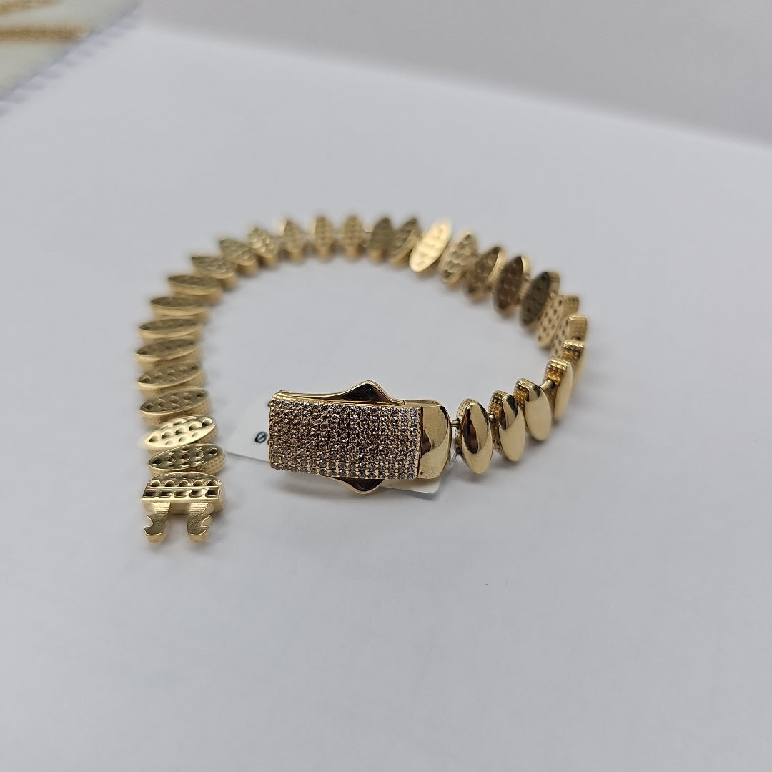 PULSERAS DAMA ORO 14K 16 (NUEVO)