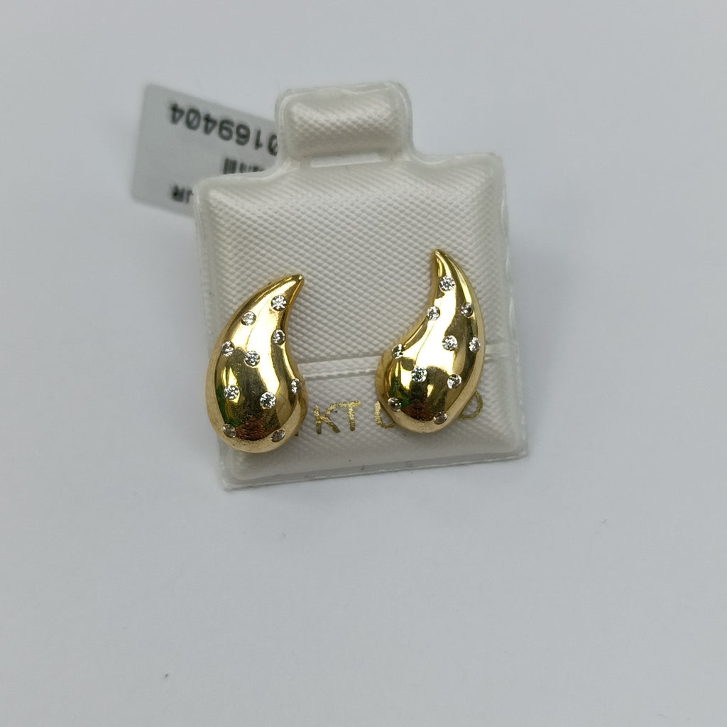 BROQUELES ORO 14K 2 (NUEVO)