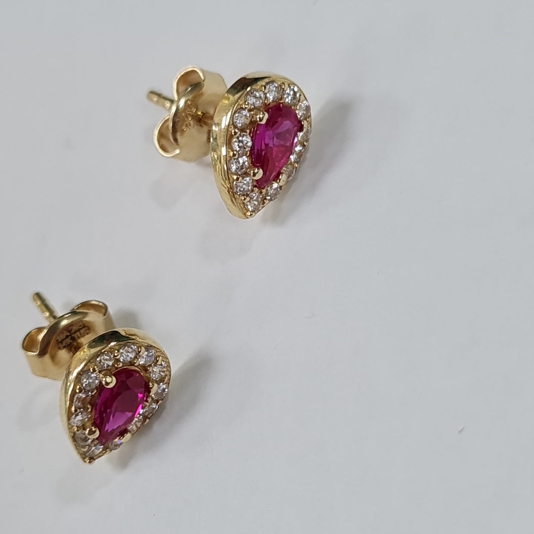 BROQUELES ORO 14K 1.4 (NUEVO)
