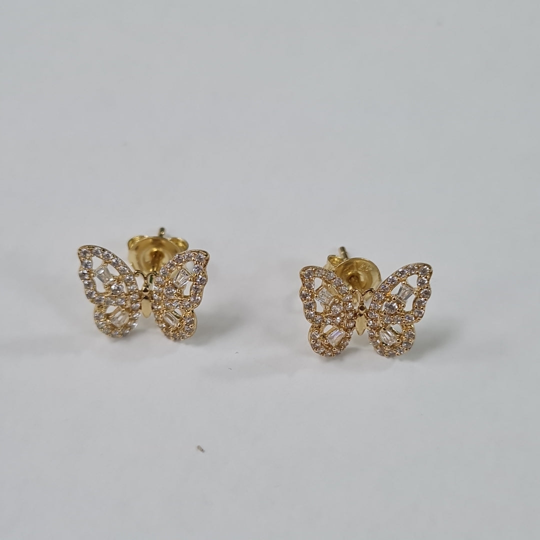 BROQUELES ORO 14K 2 (NUEVO)