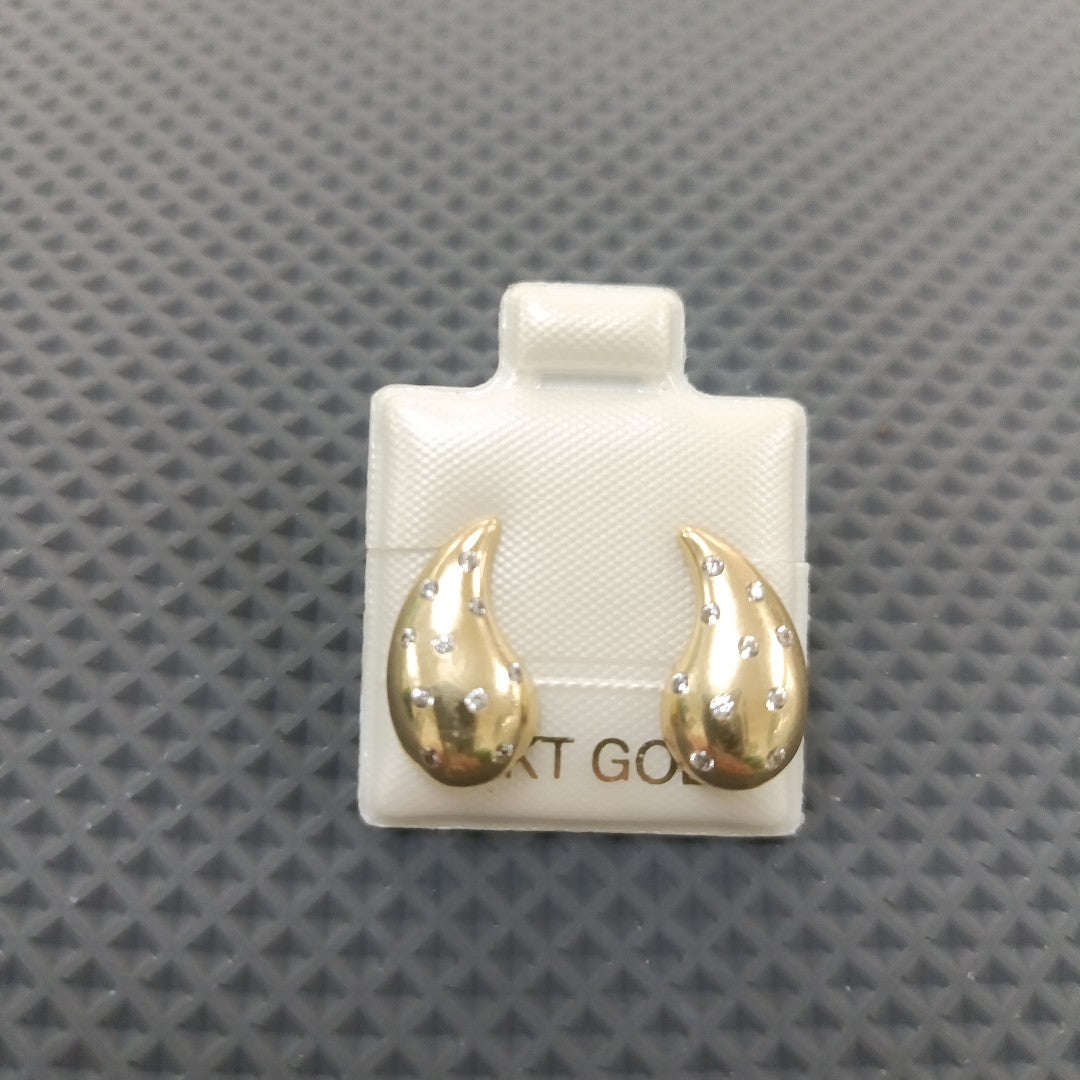 BROQUELES ORO 14K 2.1 (NUEVO)