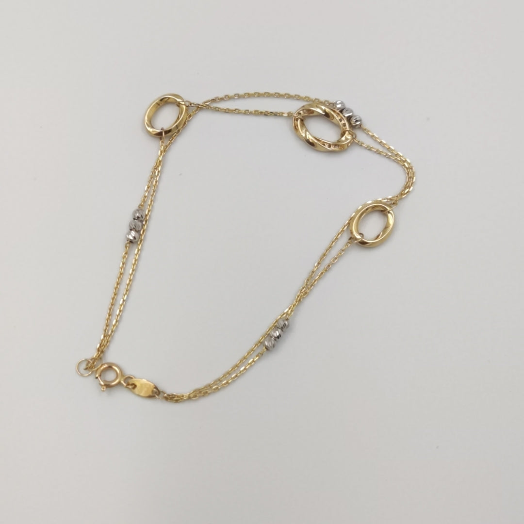 PULSERAS DAMA ORO 14K 2.9 (NUEVO)