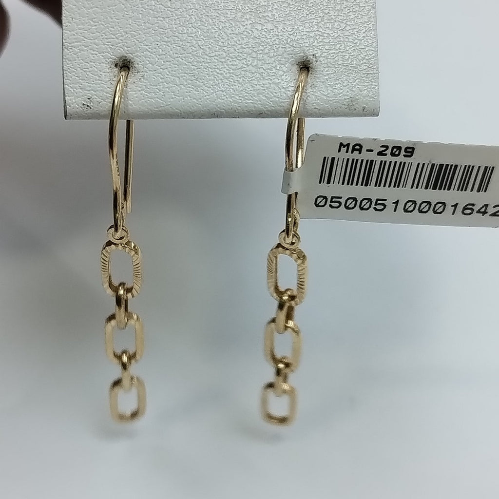 BROQUELES ORO 14K 1.9 (NUEVO)