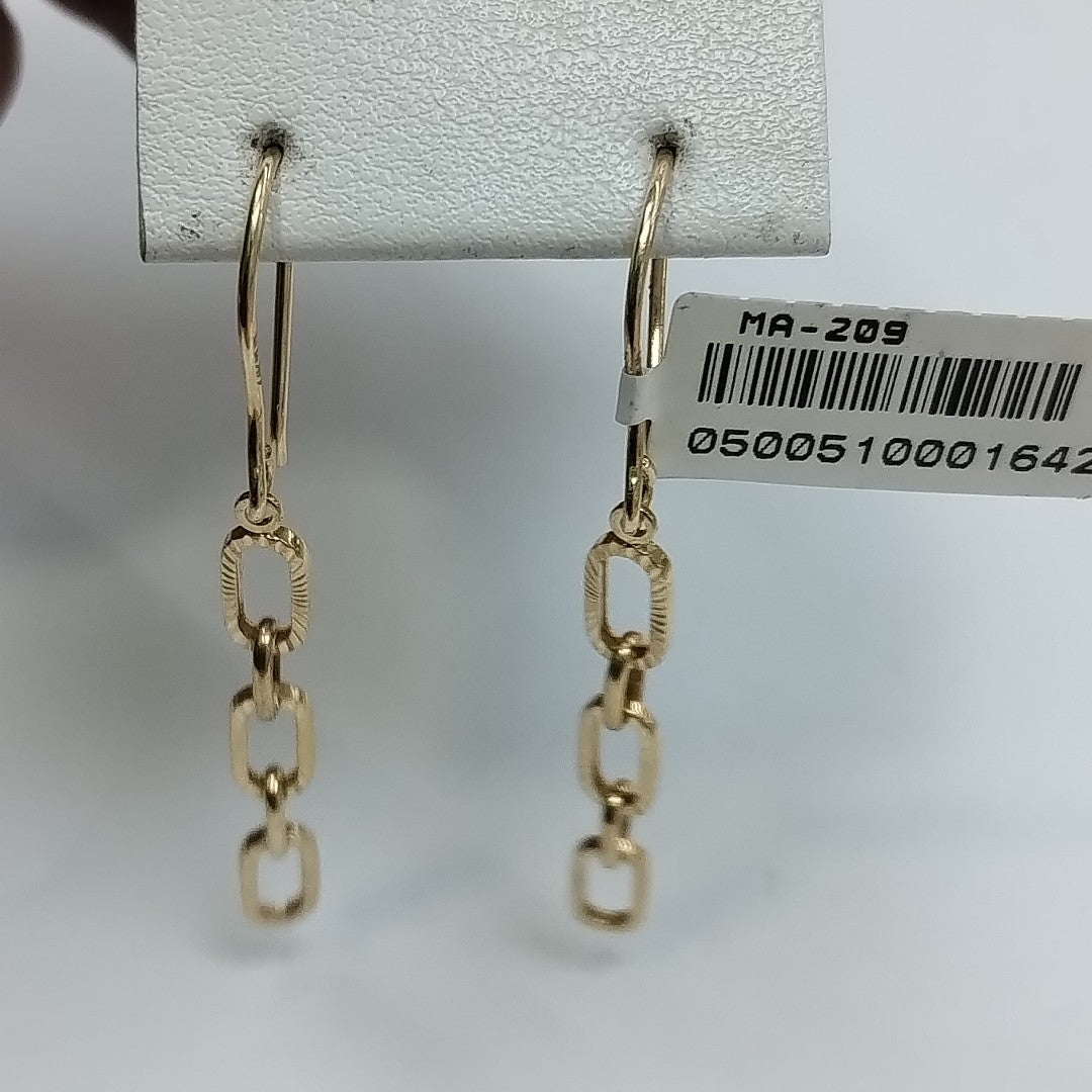 BROQUELES ORO 14K 1.9 (NUEVO)