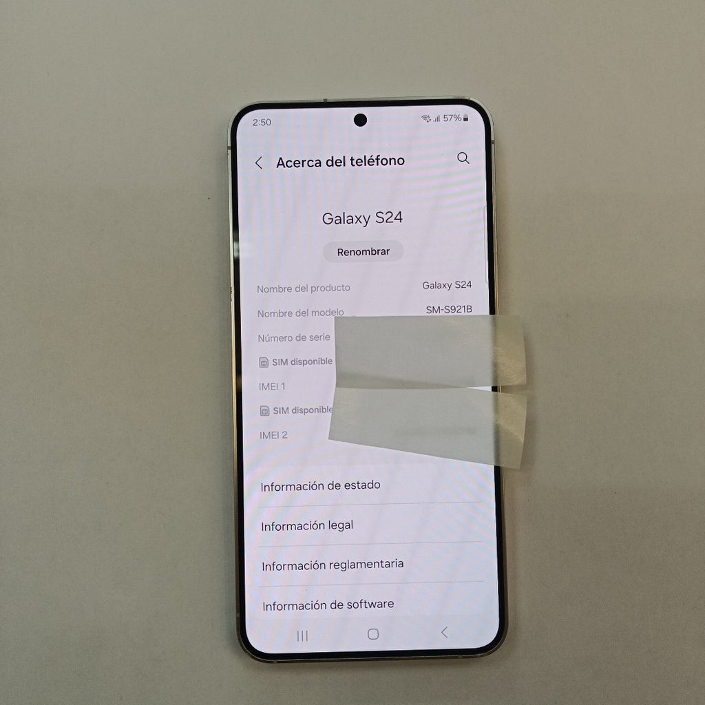 CELULAR SAMSUNG GALAXY S24 SM-S921B (2024) 256 GB 8 GB RAM (SEMINUEVO)