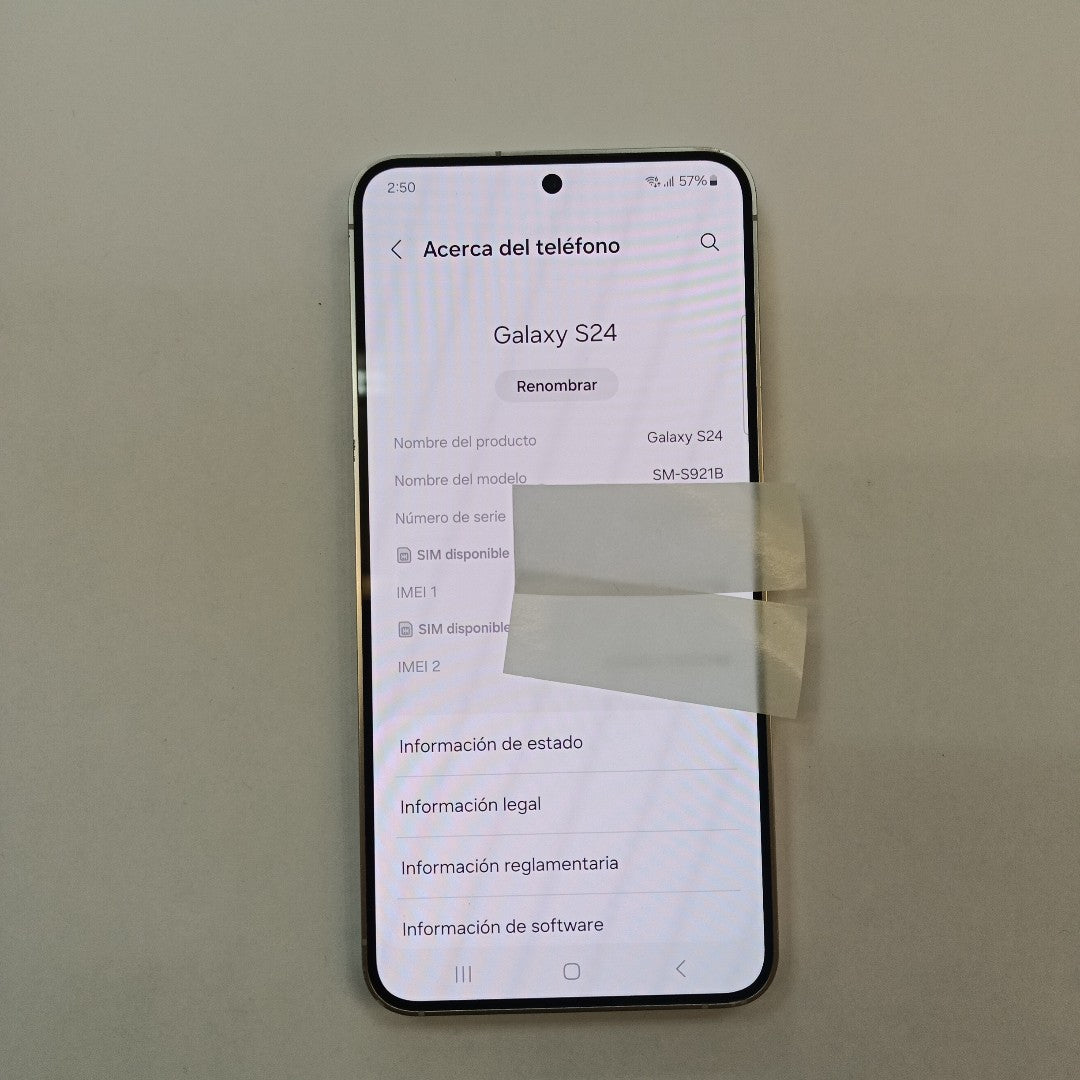 CELULAR SAMSUNG GALAXY S24 SM-S921B (2024) 256 GB 8 GB RAM (SEMINUEVO)
