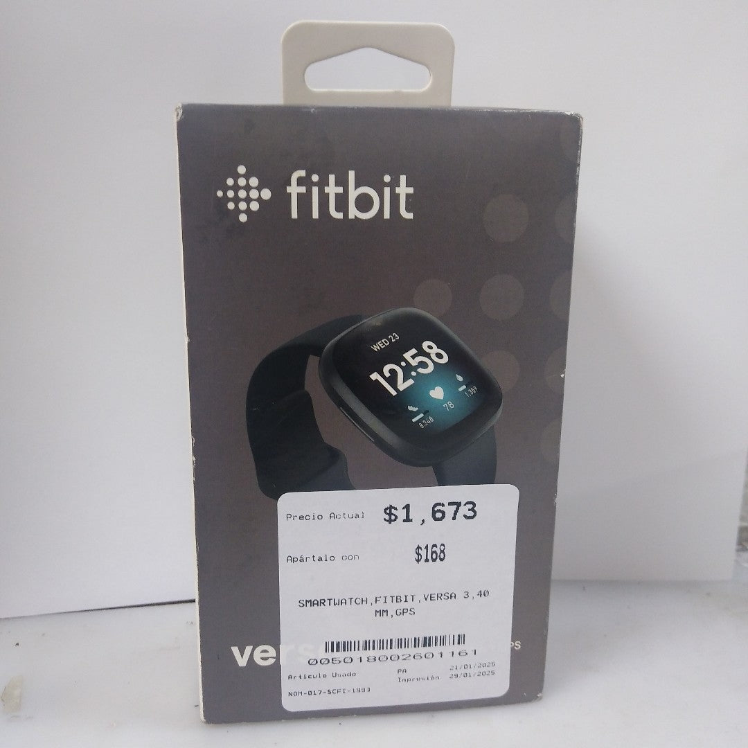 SMARTWATCH FITBIT VERSA 3 40 MM GPS (SEMINUEVO)