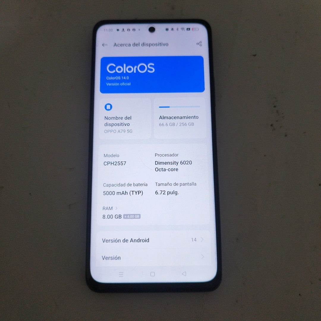 CELULAR OPPO  A79 CPH2557 (2023) 256 GB 8 GB RAM (SEMINUEVO)