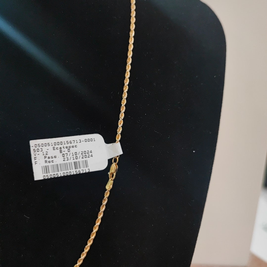 CADENAS TORSAL ORO 14K 7.6 (NUEVO)