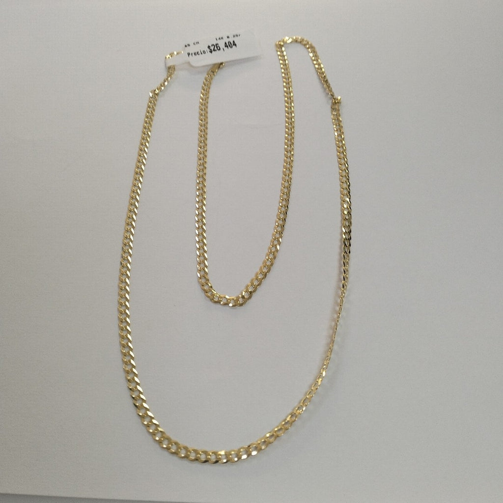 CADENAS BARBADA AMARILLA ORO 14K 8.2 (NUEVO)