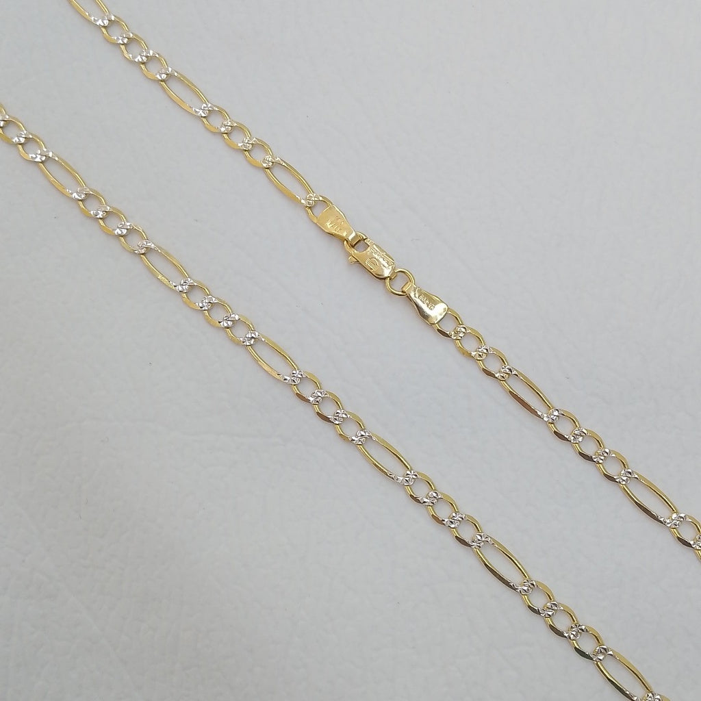 CADENAS CARTIER 3 1 DIAMANTADA ORO 14K 7.3 (NUEVO)