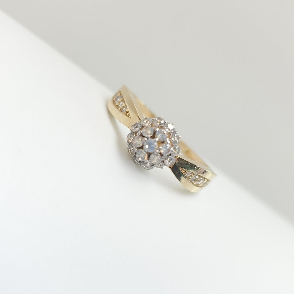 ANILLOS DAMA ORO 14K 2 (NUEVO)