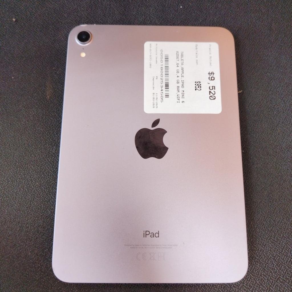TABLETA APPLE IPAD MINI 6 A2567 64 GB 4 GB RAM