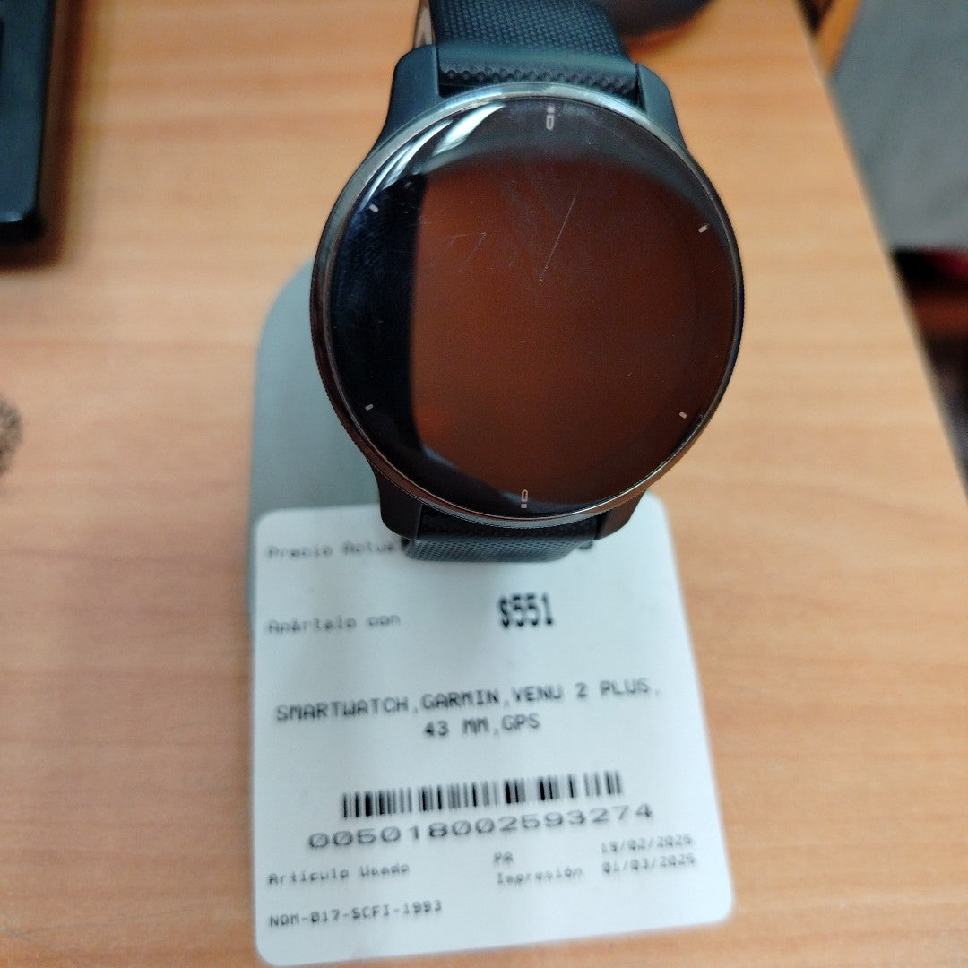 SMARTWATCH GARMIN VENU 2 PLUS 43 MM GPS (SEMINUEVO)