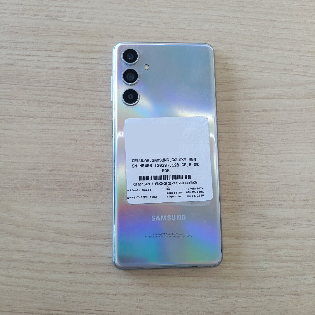 CELULAR SAMSUNG GALAXY M54 SM-M546B (2023) 128 GB 8 GB RAM (SEMINUEVO)