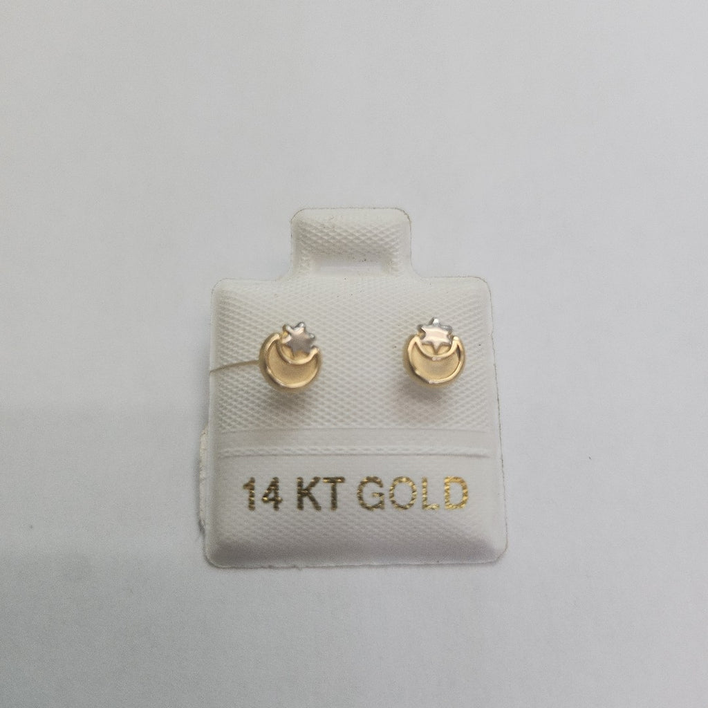 BROQUELES ORO 14K 1 (NUEVO)