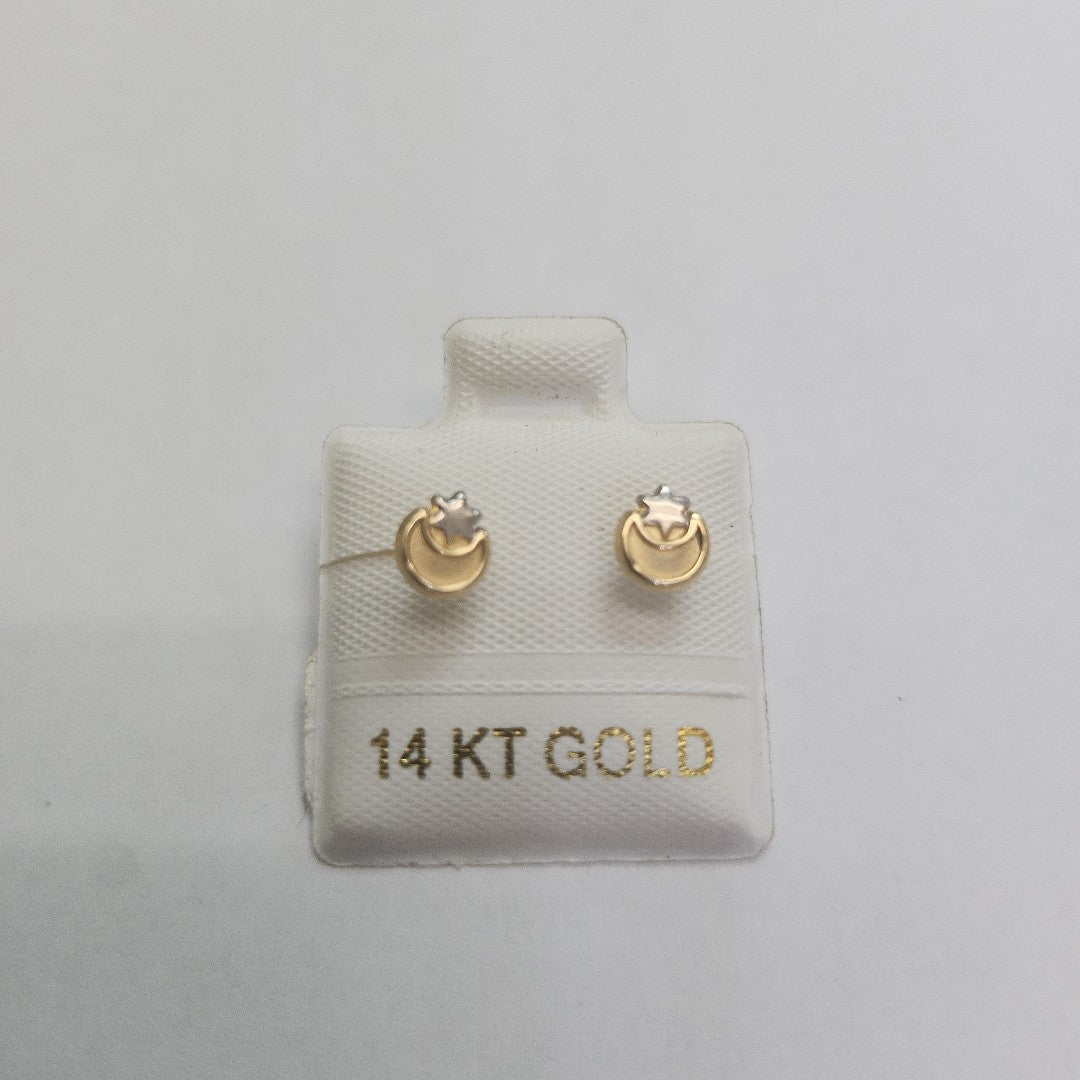 BROQUELES ORO 14K 1 (NUEVO)