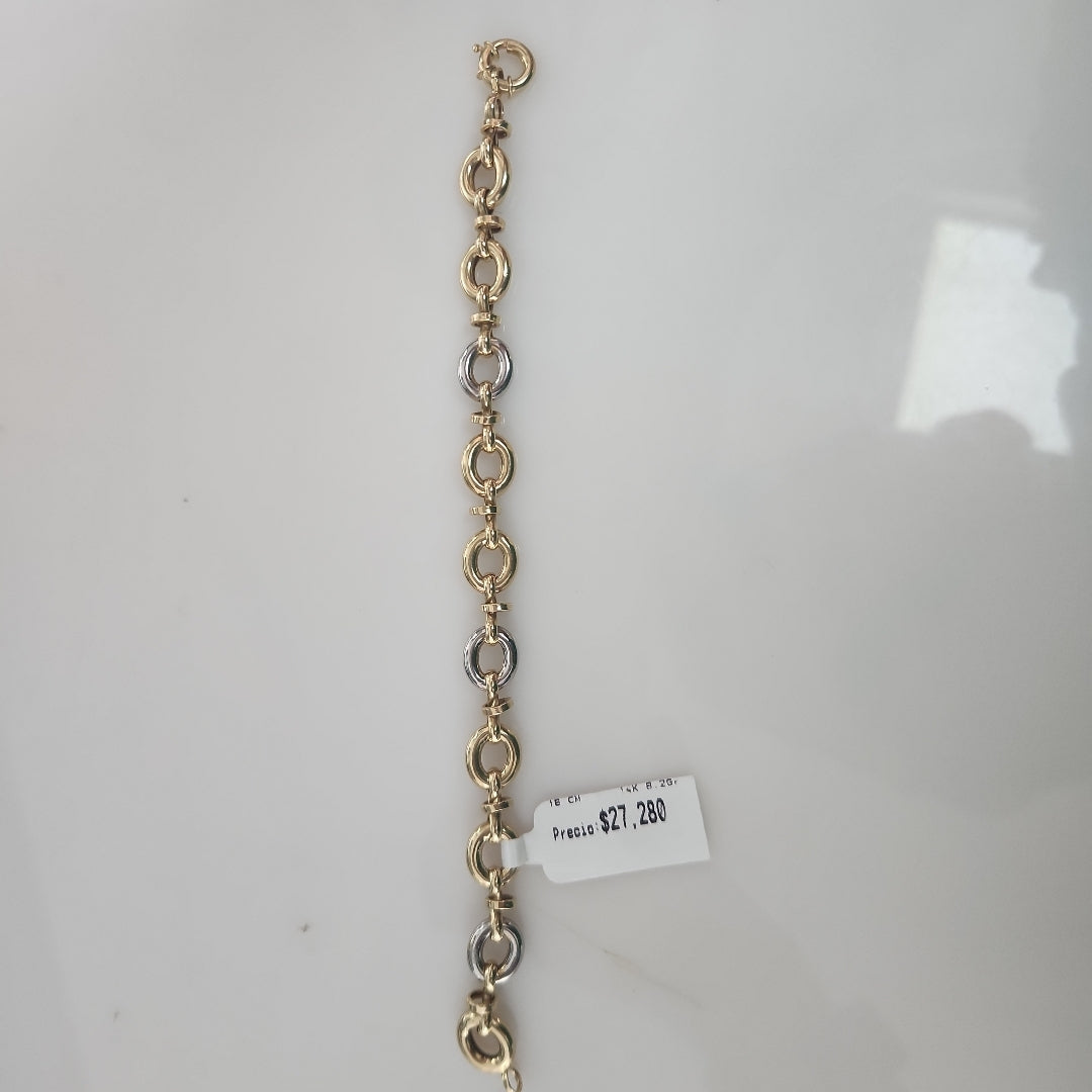 PULSERAS DAMA ORO 14K 8.2 (NUEVO)