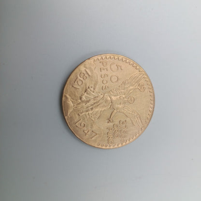 Moneda Centenario Cincuenta Pesos Oro Mexicano 21.6K