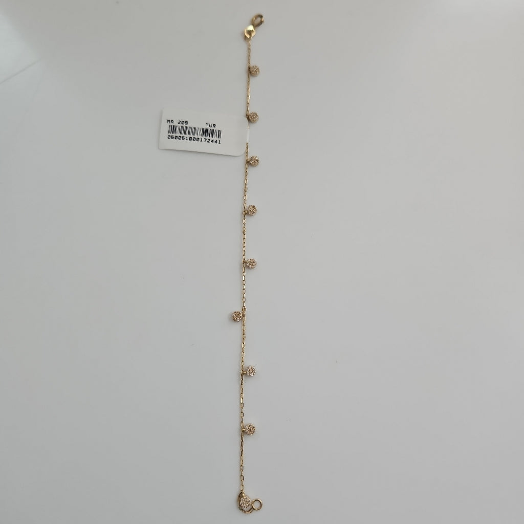 PULSERAS DAMA ORO 14K 2.1 (NUEVO)