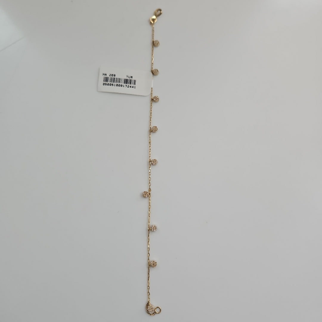 PULSERAS DAMA ORO 14K 2.1 (NUEVO)