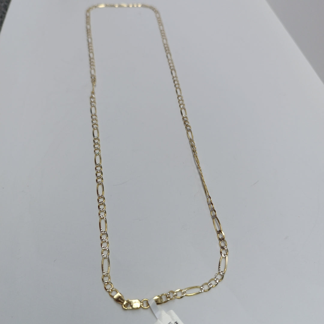 CADENAS CARTIER 3*1 DIAMANTADA ORO 14K 7.5 (NUEVO)