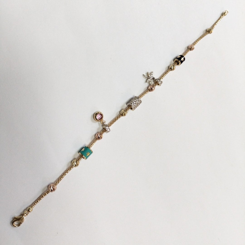 PULSERAS DAMA ORO 14K 5.6 (NUEVO)