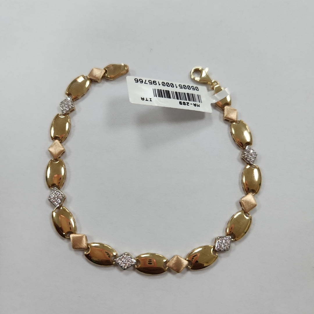 PULSERAS DAMA ORO 14K 5.5 (NUEVO)
