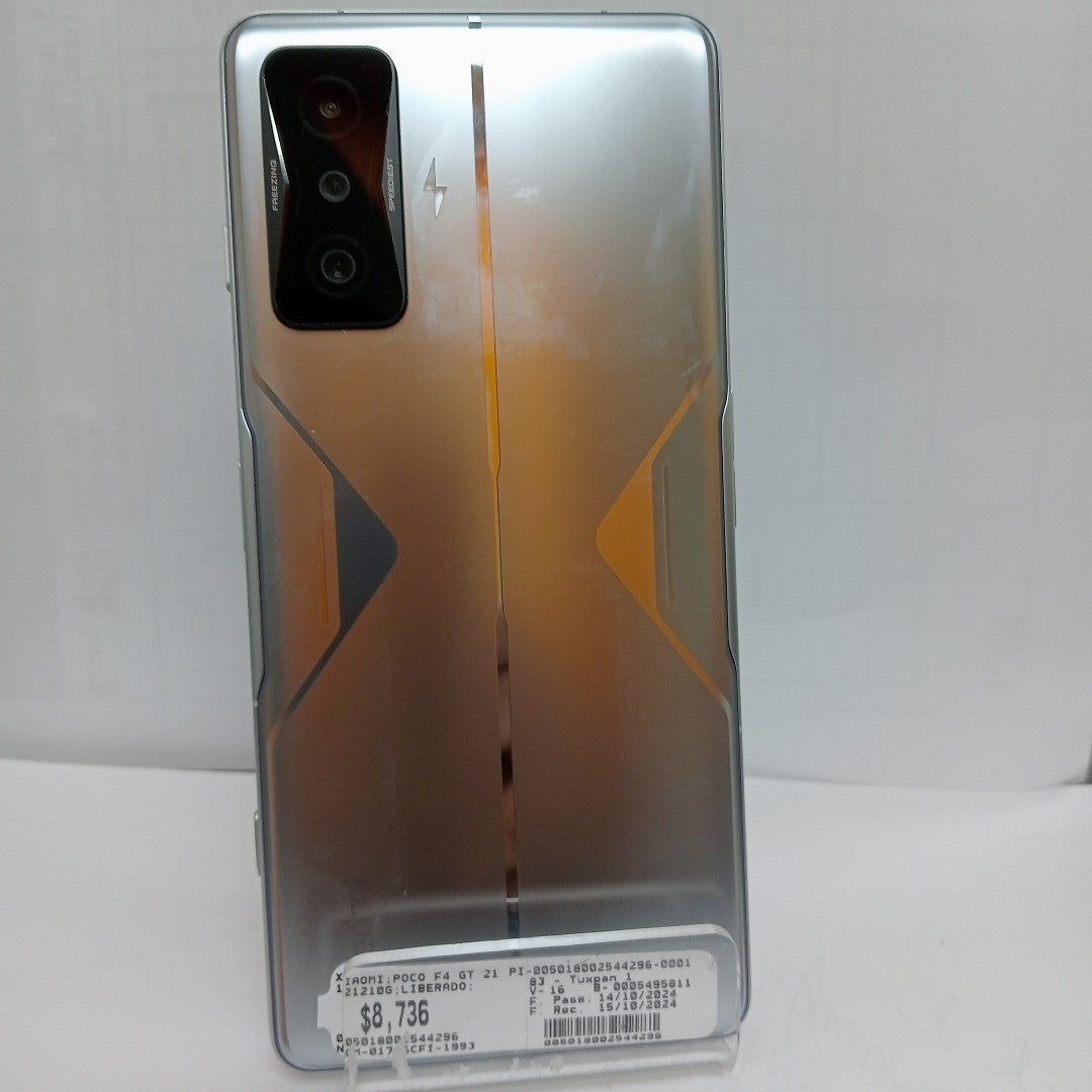 CELULAR XIAOMI POCO F4 GT 21121210G 256 GB 12 GB RAM (SEMINUEVO)